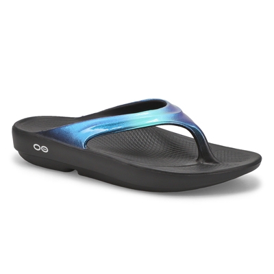 Lds OOlala Luxe Thong Sandal-Atlantis