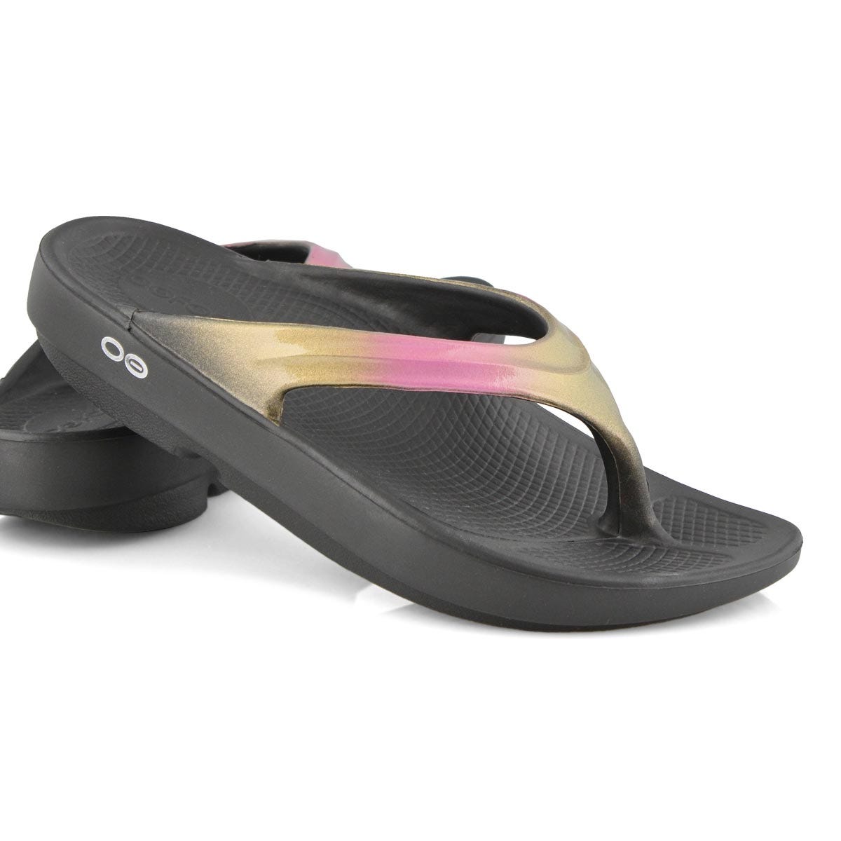 OOFOS Women's Oolala Luxe Thong Sandal 