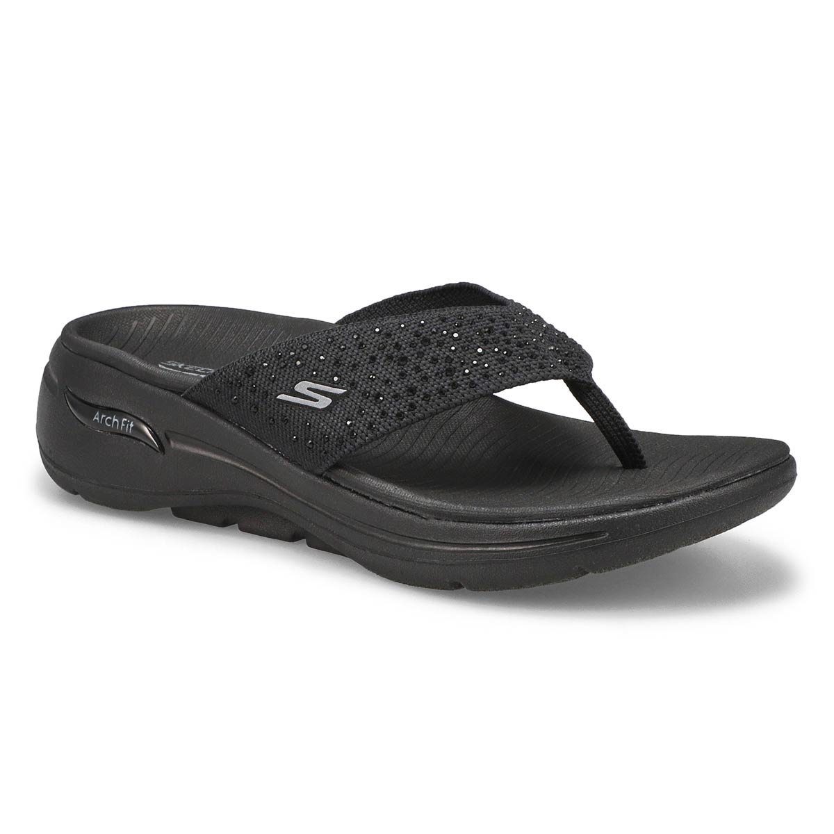 Skechers Women's GoWalk Arch Fit Dazzle Thong | SoftMoc.com