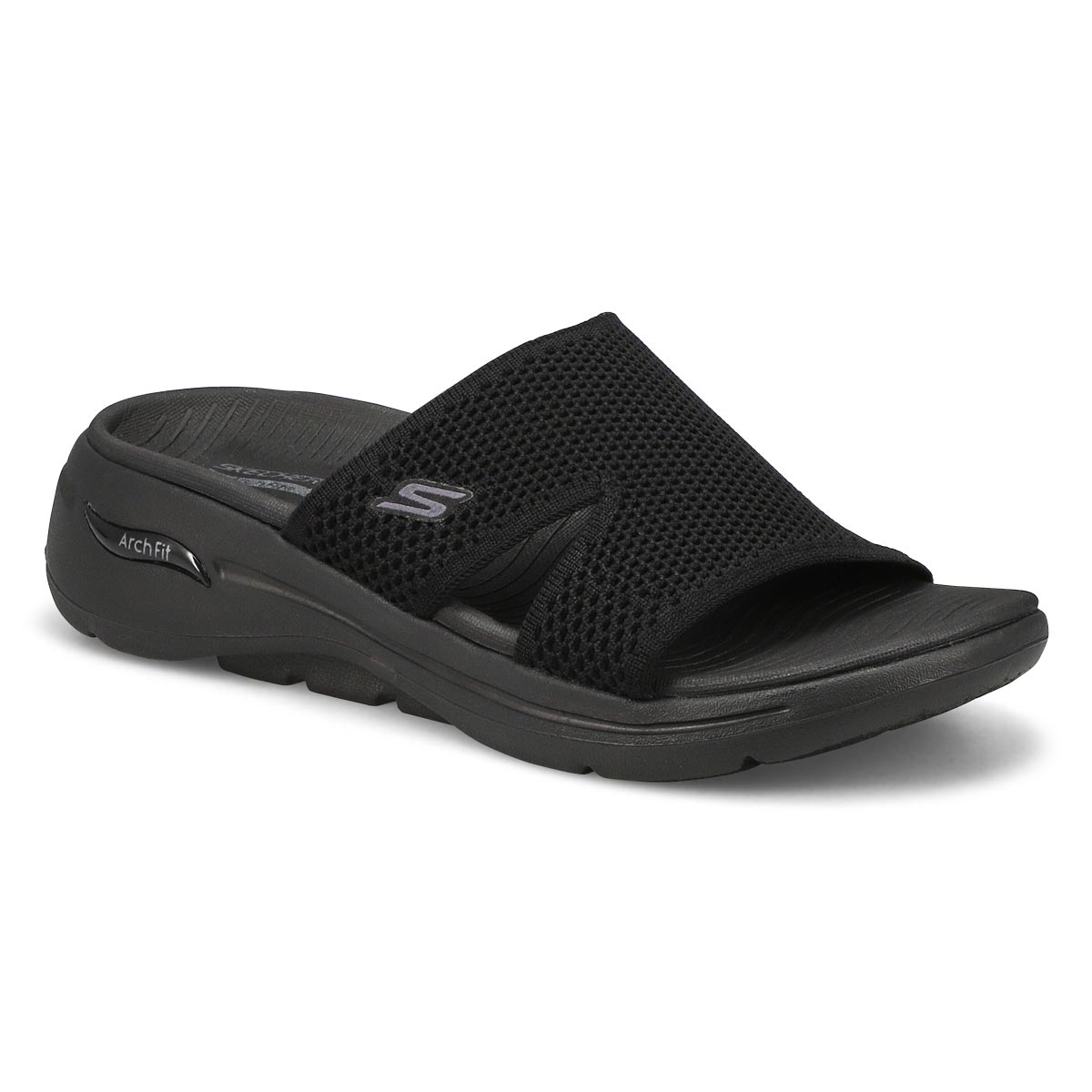 Skechers Women's Go Walk Arch Fit Sandal - Bl | SoftMoc.com