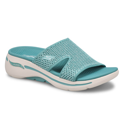 Lds Go Walk Arch Fit Sandal - Teal