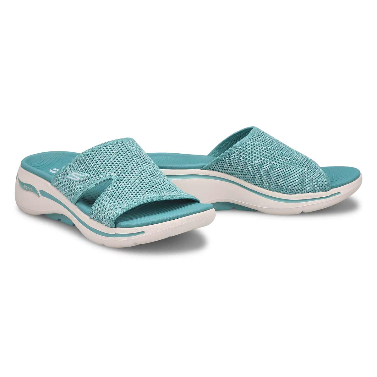 Sandale GO WALK ARCH FIT, sarcelle, femmes