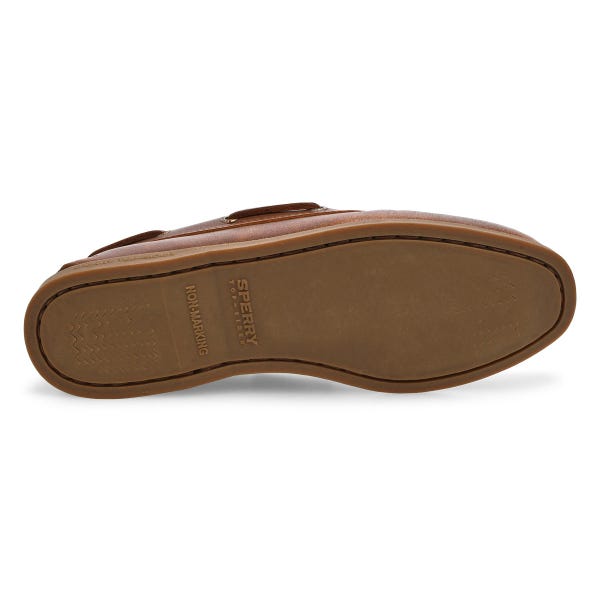 Chaussure bateau A/O 2-Eye en cuir pour femmes - Brun