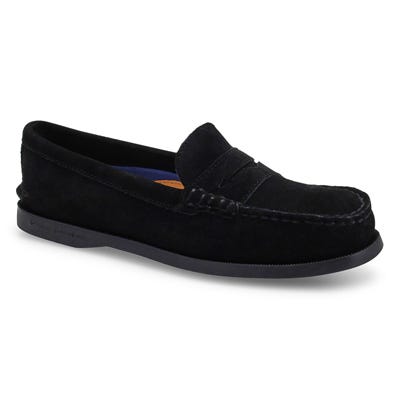 Mocassin Authentique Original pour femmes - daim noir