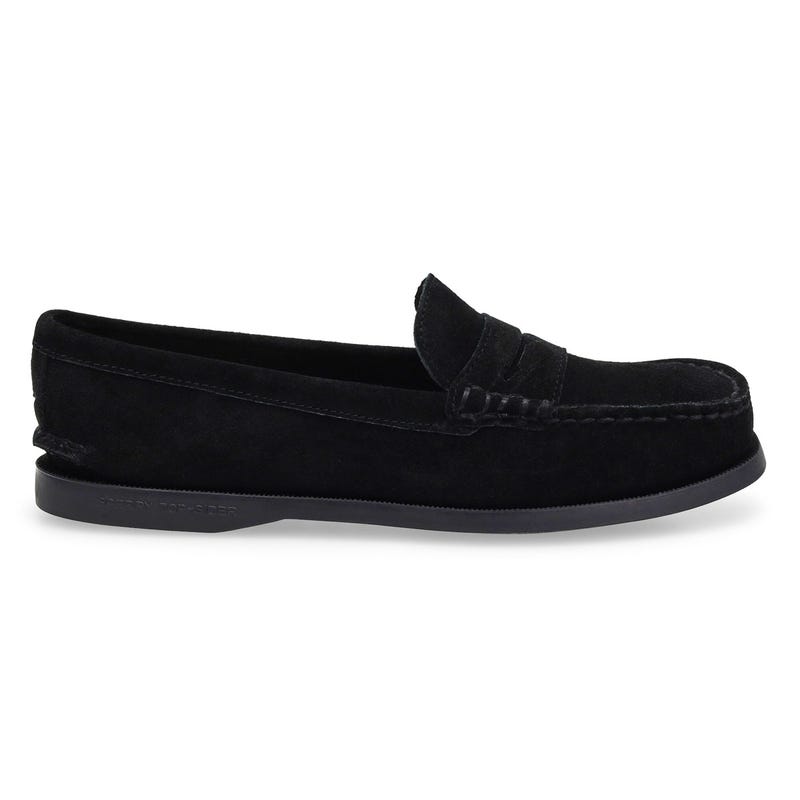 Mocassin Authentique Original pour femmes - daim noir
