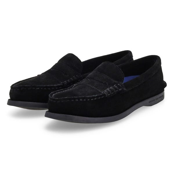 Mocassin Authentique Original pour femmes - daim noir
