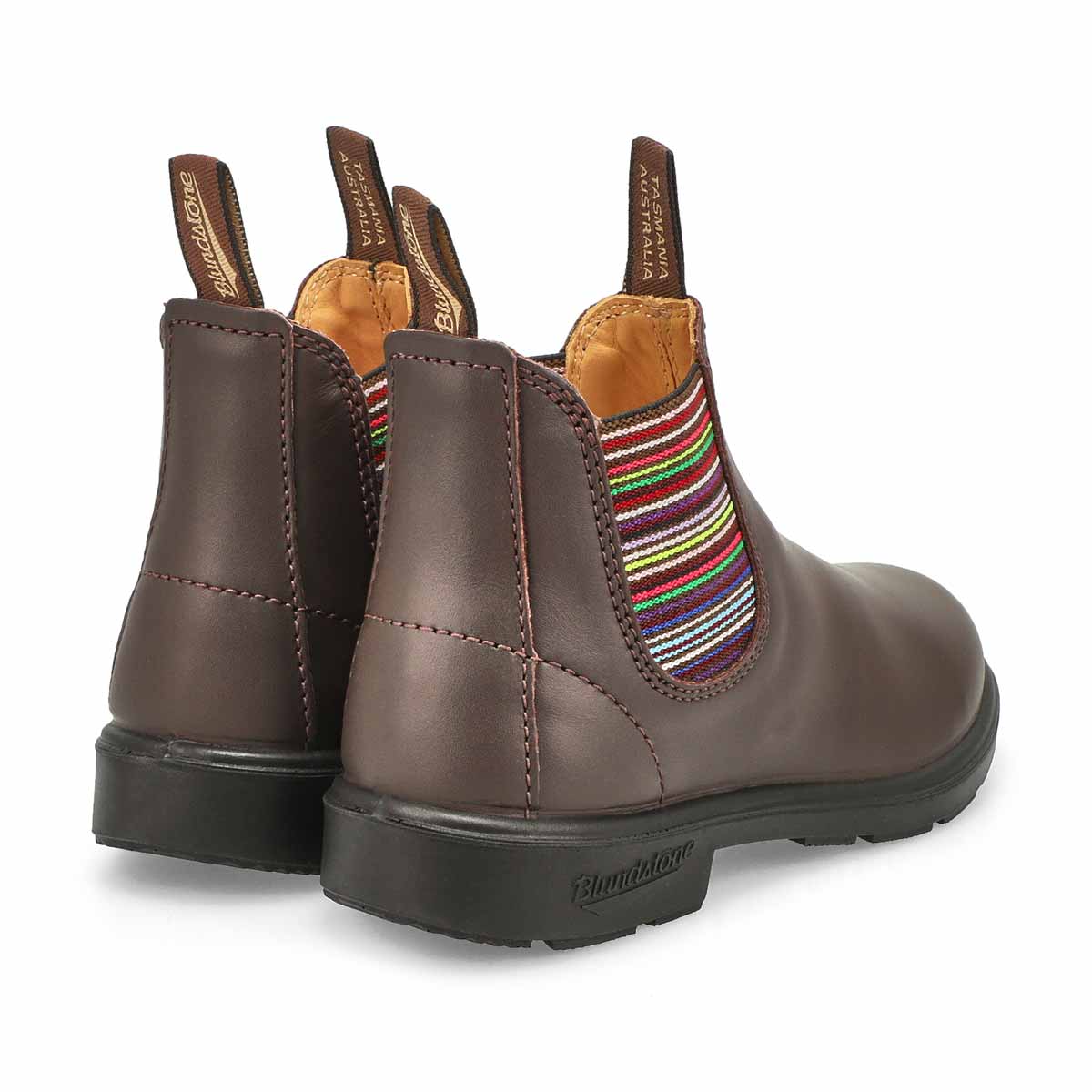 Unisex 1413 Classic Twin Gore Boot - Brown Striped Elastic