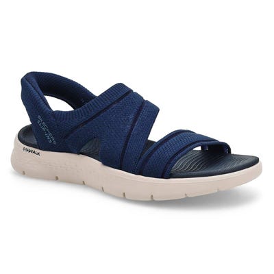 Lds Go Walk Flex Enticing Slip-Ins Sandal -  Navy