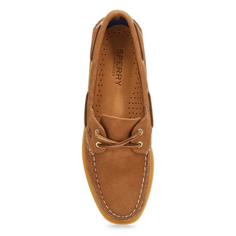 Women's A/O 2-Eye Leather Boat Shoe - Tan