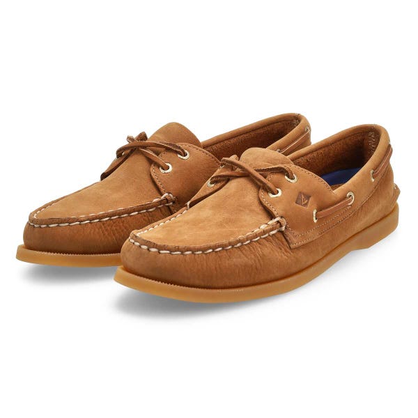Women's A/O 2-Eye Leather Boat Shoe - Tan