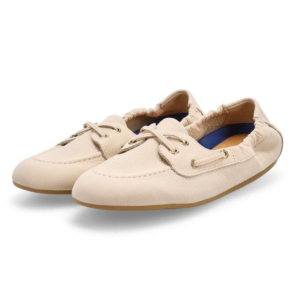 Chaussure bateau en cuir SLIMSAIL, opale, femmes