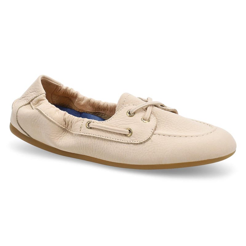 Chaussure bateau en cuir SLIMSAIL, opale, femmes