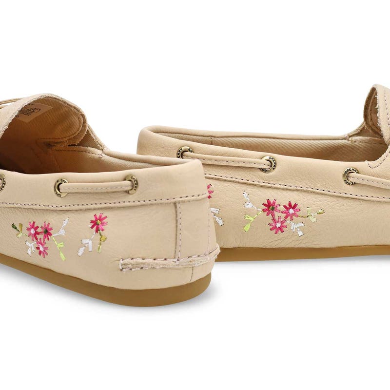 Chaussure bateau en cuir SLIMBOAT, opale, femmes