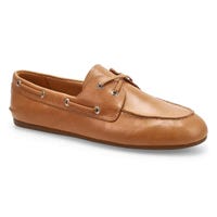 Chaussure bateau en cuir SLIMBOAT, brun Sahara, femmes