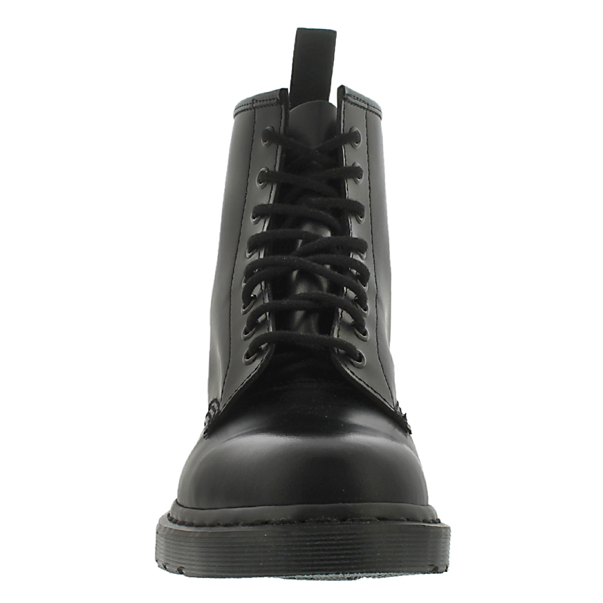 Bottes 1460 à 8 œillets, noir mono lisse, femmes