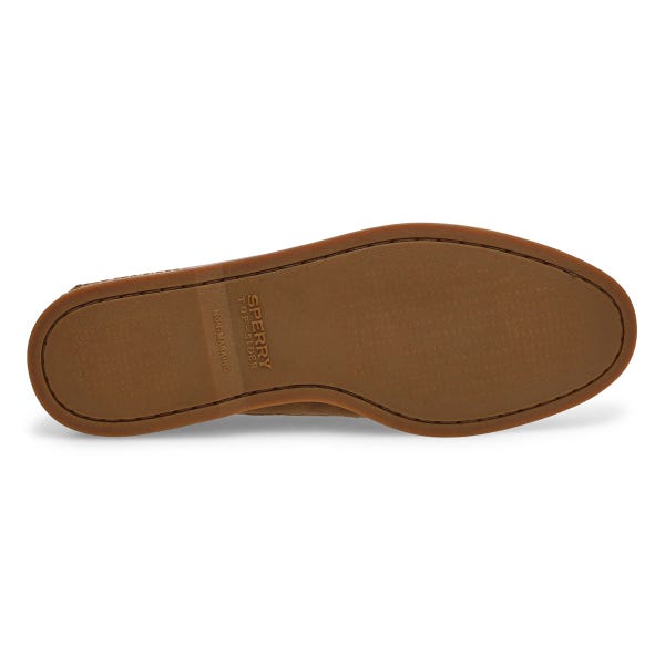 Chaussure bateau A/O 2 œillets pour hommes en cuir – Brun