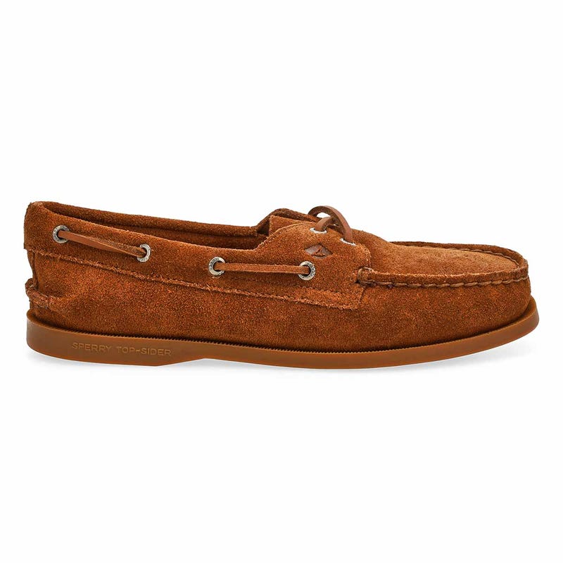 Chaussure bateau pour femmes A/O 2-Eye – suède brun