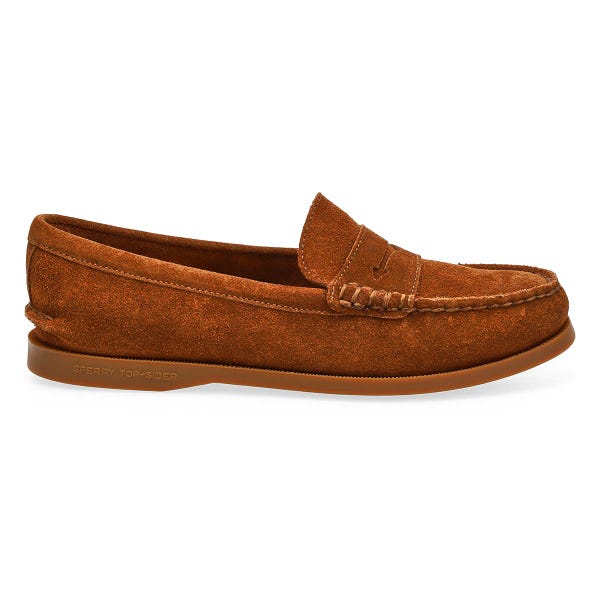 Mocassin Authentique Original pour femmes - suède brun