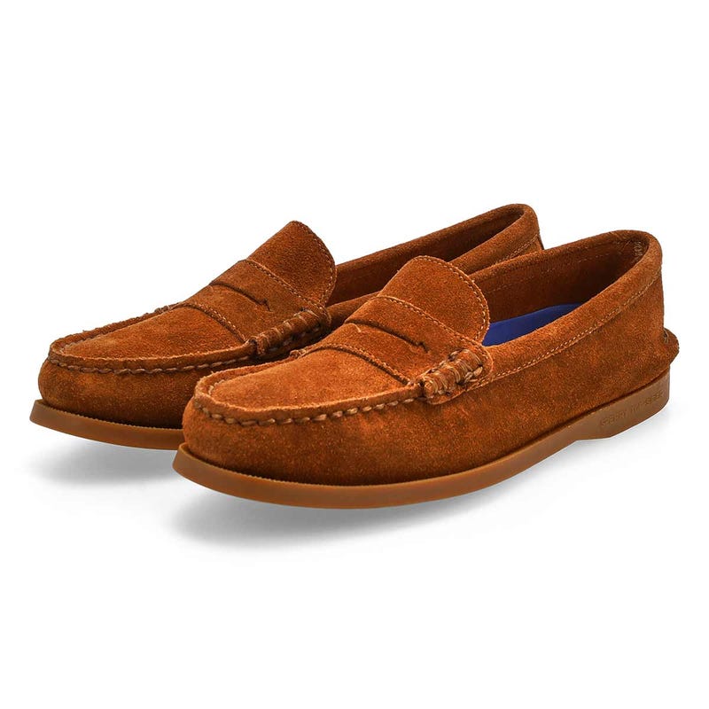 Mocassin Authentique Original pour femmes - suède brun