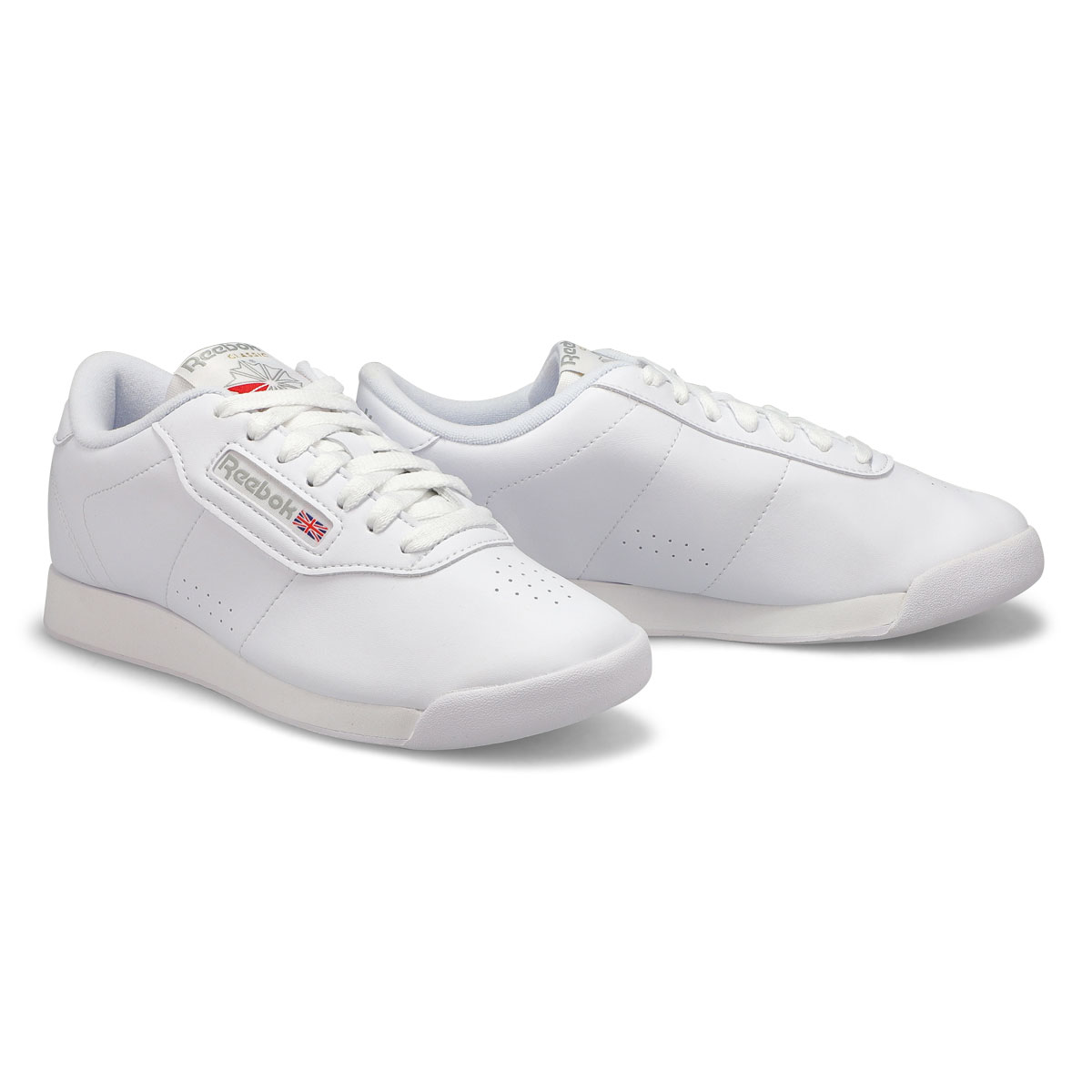reebok white with black