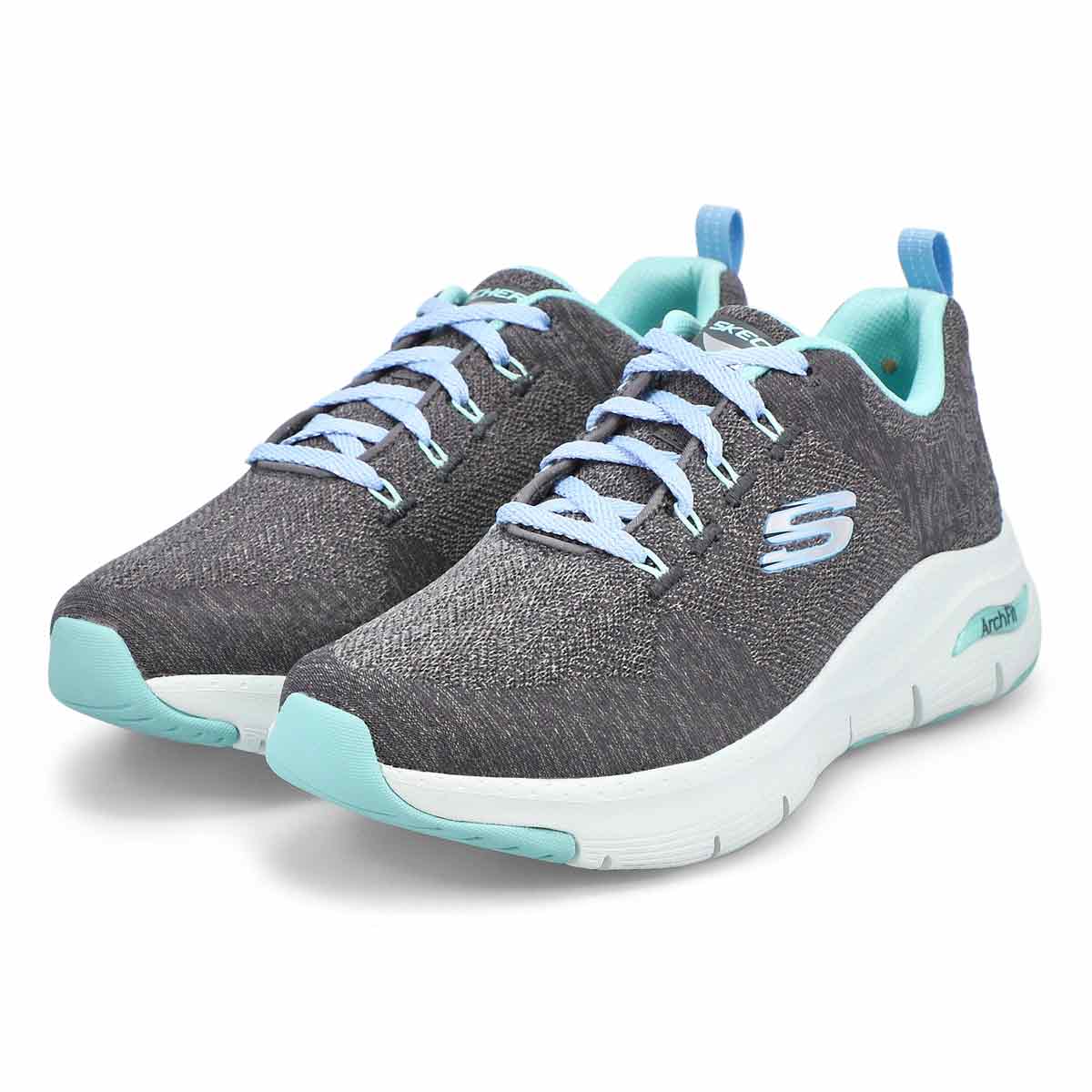 skechers women's arch fit comfy wave sneaker