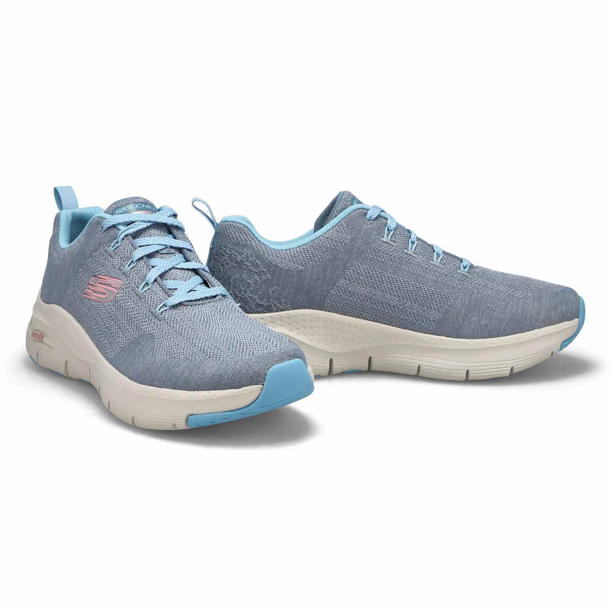 skechers women's arch fit comfy wave sneaker