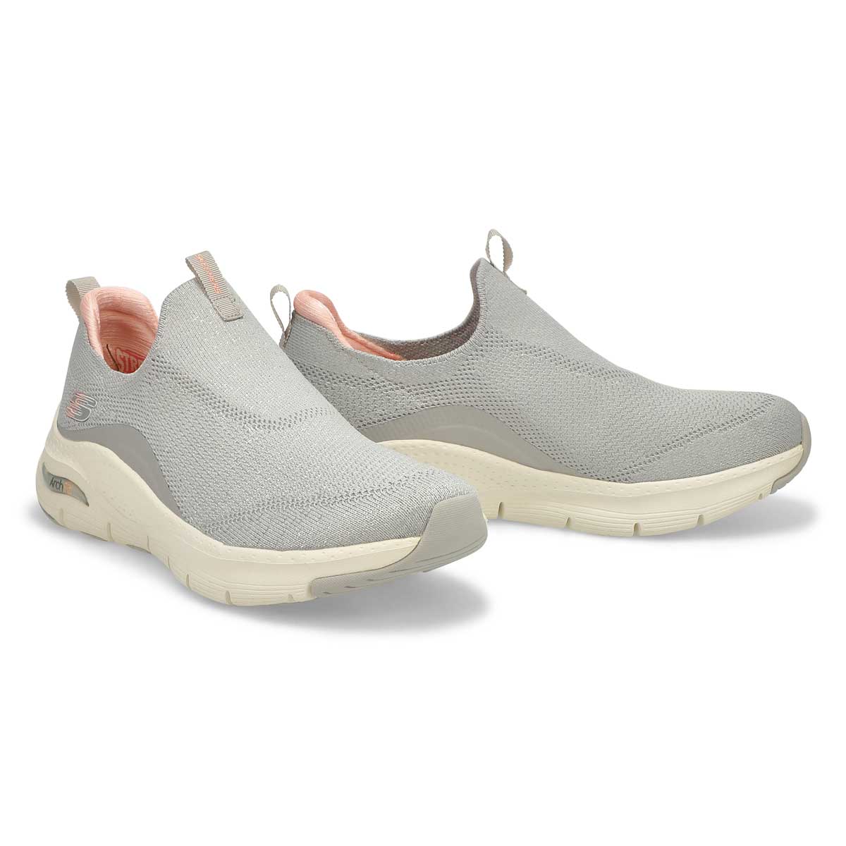 Espadrilles ARCH FIT, gris pâle/rose, femmes