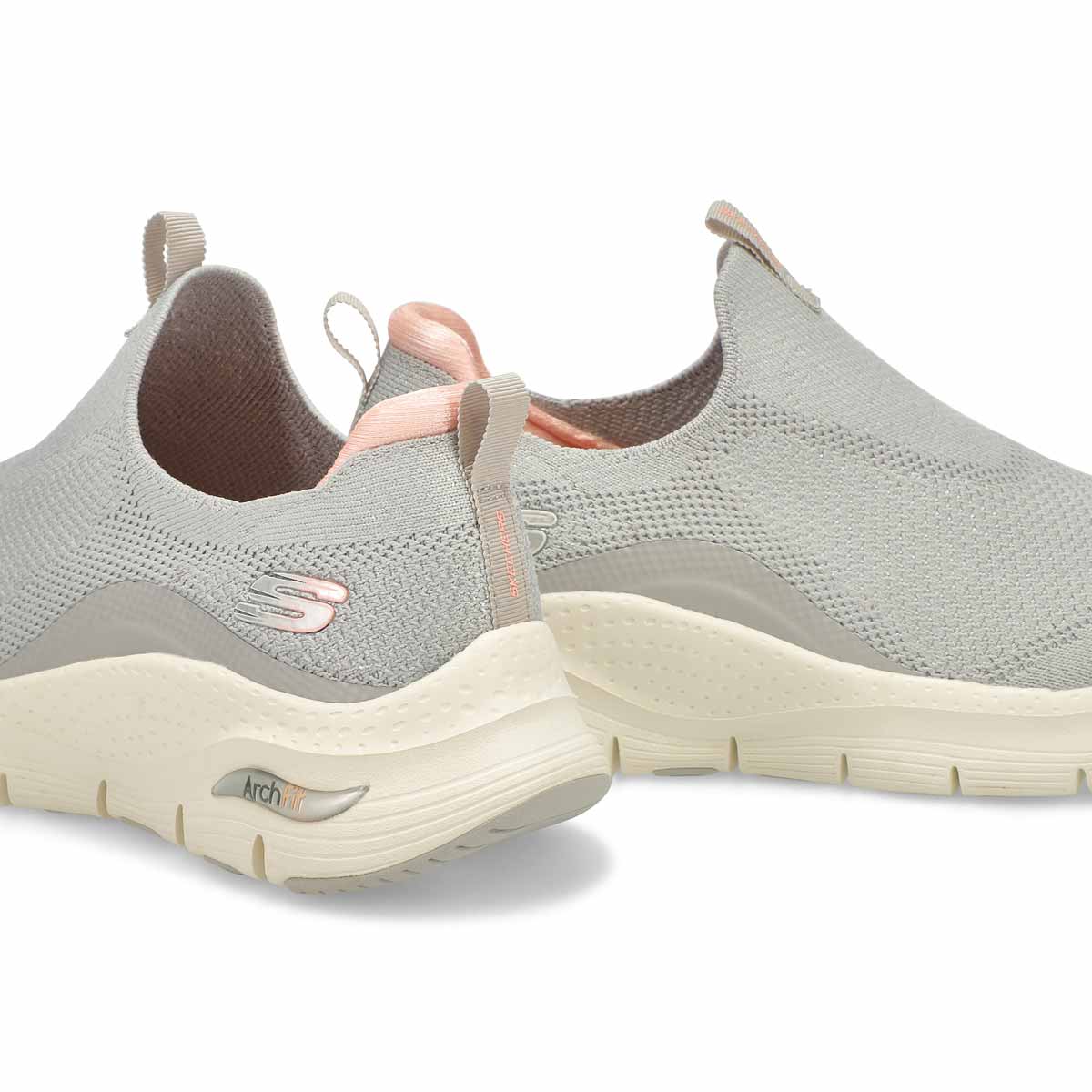 Espadrilles ARCH FIT, gris pâle/rose, femmes