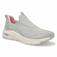 Espadrilles ARCH FIT, gris pâle/rose, femmes