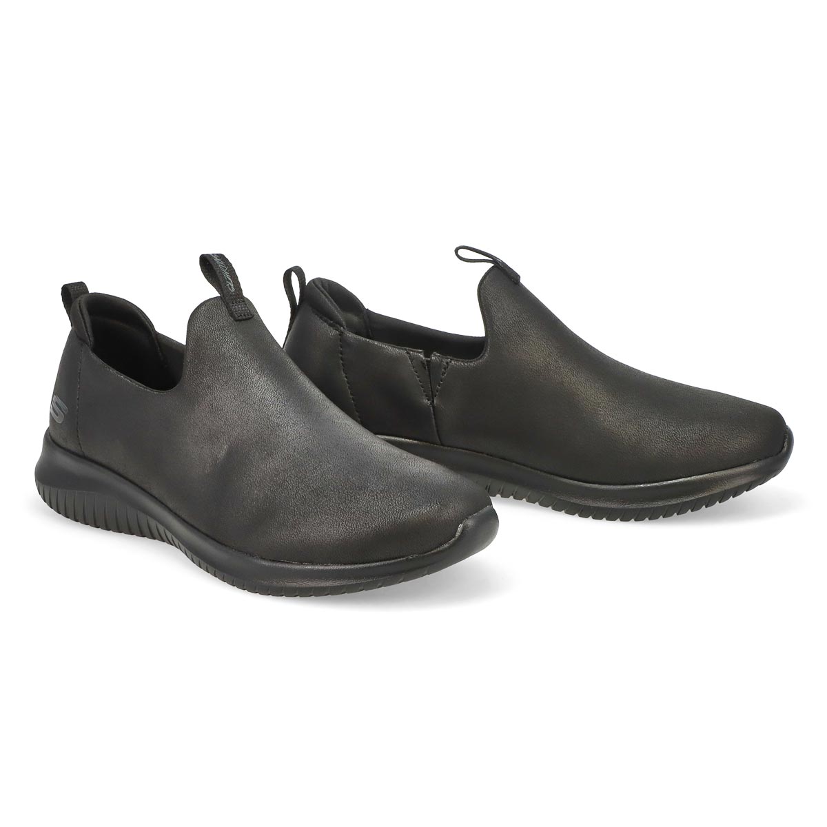 Espadrille à enfiler Ultra Flex,noir,femmes