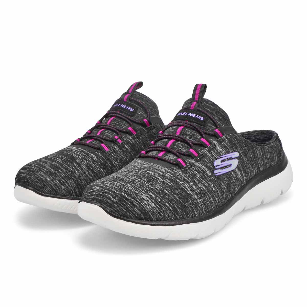 skechers open back trainers