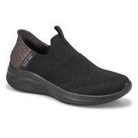 Baskets à enfiler ULTRA FLEX 3.0 SMOOTH STEP SLIP-INS, noir/noir, femmes