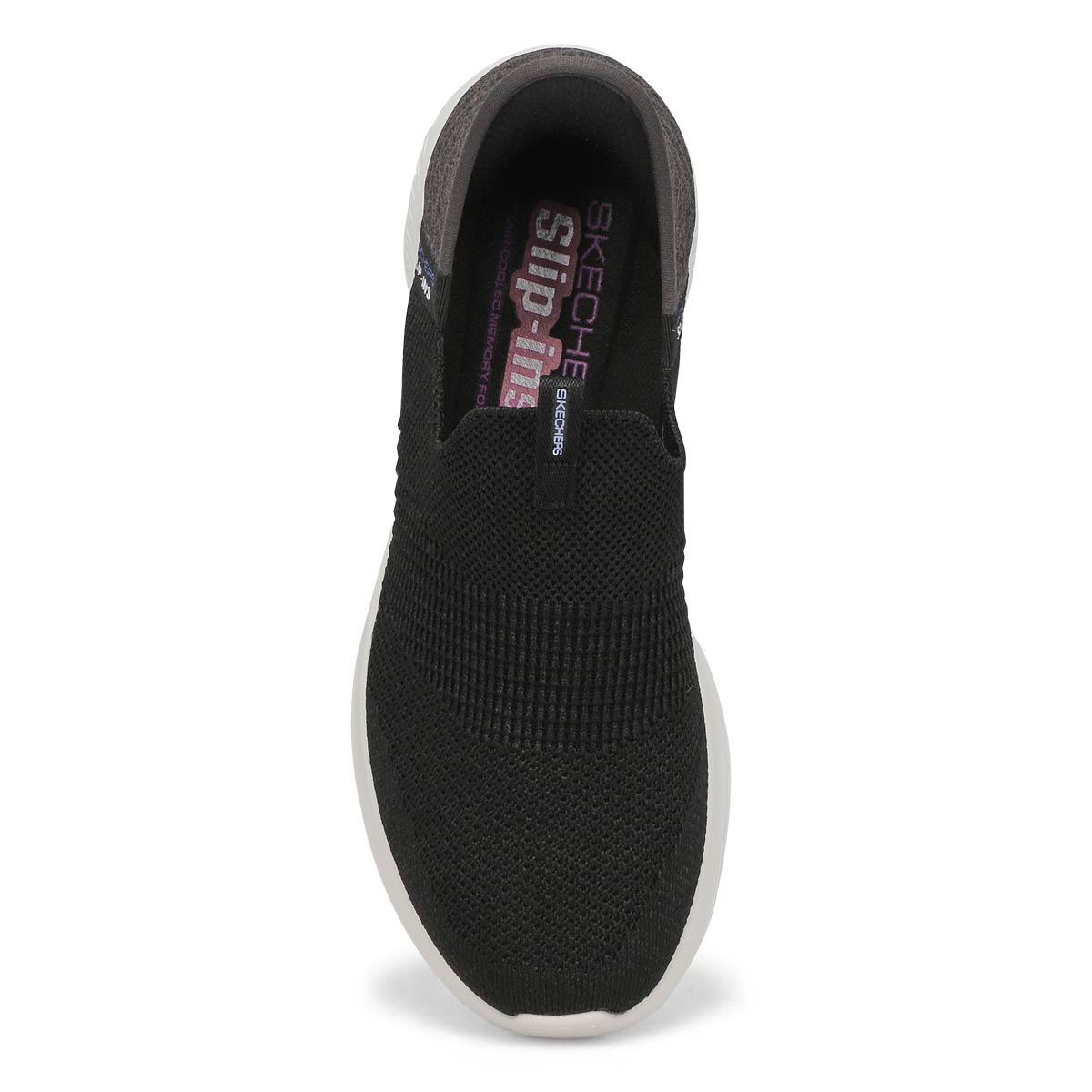 Baskets à enfiler ULTRA FLEX 3.0 SMOOTH STEP SLIP-INS, noir, femmes