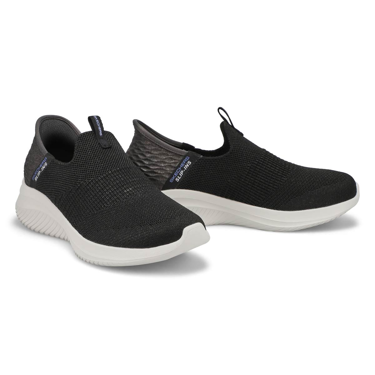 Women's Ultra Flex 3.0 Smooth Step Slip-Ins Sneaker - Black