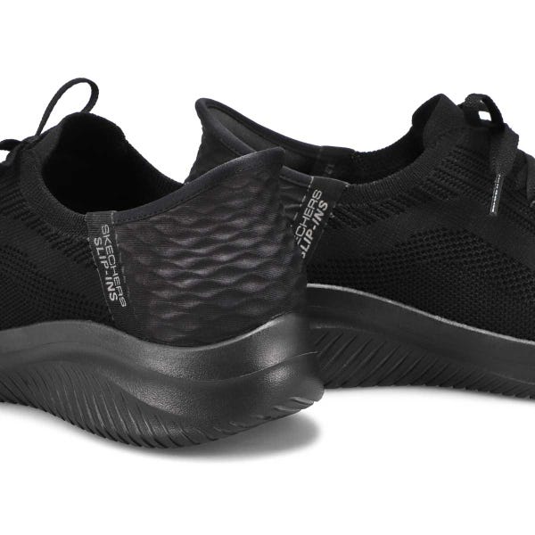 Baskets à enfiler ULTRA FLEX 3.0 BRILLIANT PATH SLIP INS, noir/noir, femmes