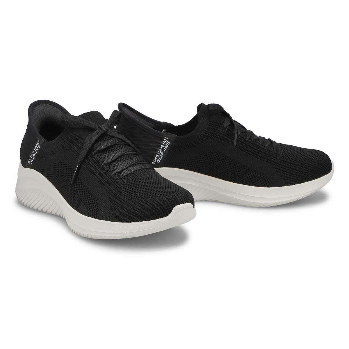 Women's Ultra Flex 3.0 Brilliant Path Slip-Ins Sneaker - Black