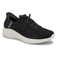 Women's Ultra Flex 3.0 Brilliant Path Slip-Ins Sneaker - Black