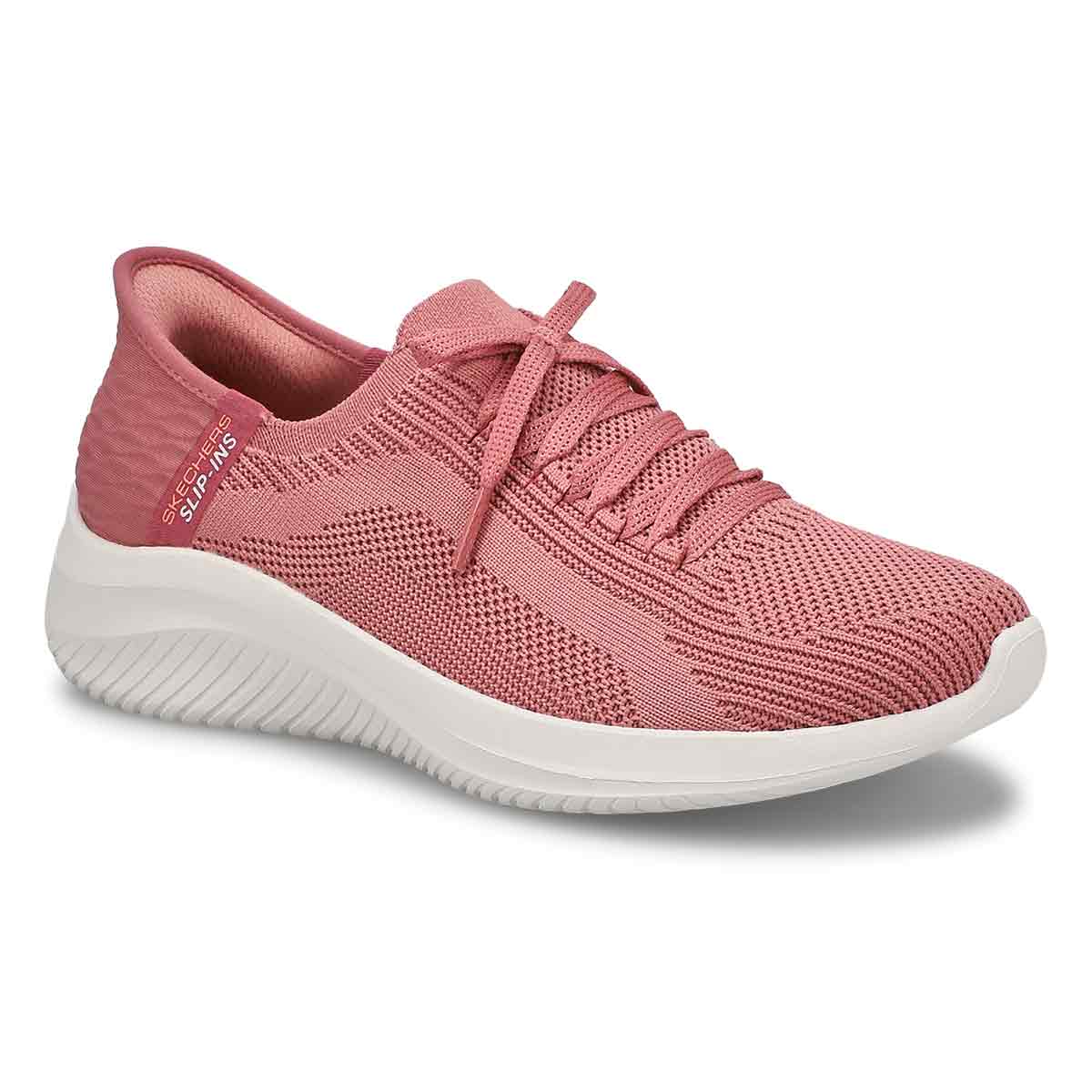 Women's Ultra Flex 3.0 Brilliant Path Slip-Ins Sneaker -Mauve