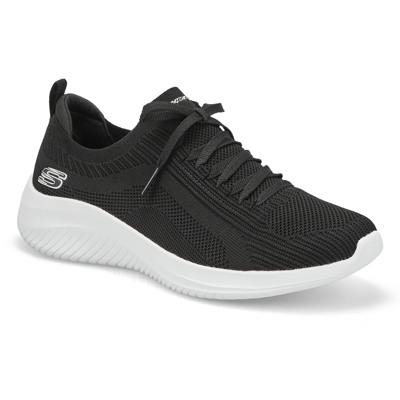 Lds Ultra Flex 3.0 Slip On Sneakr - Black