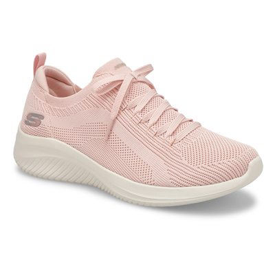 Lds Ultra Flex 3.0 Slip On Sneaker -Rose