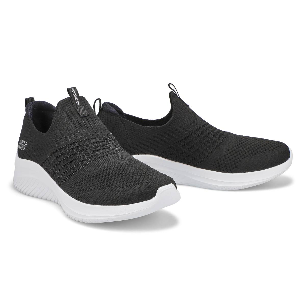 Women's Ultra Flex 3.0 Classy Charm Sneaker - Black