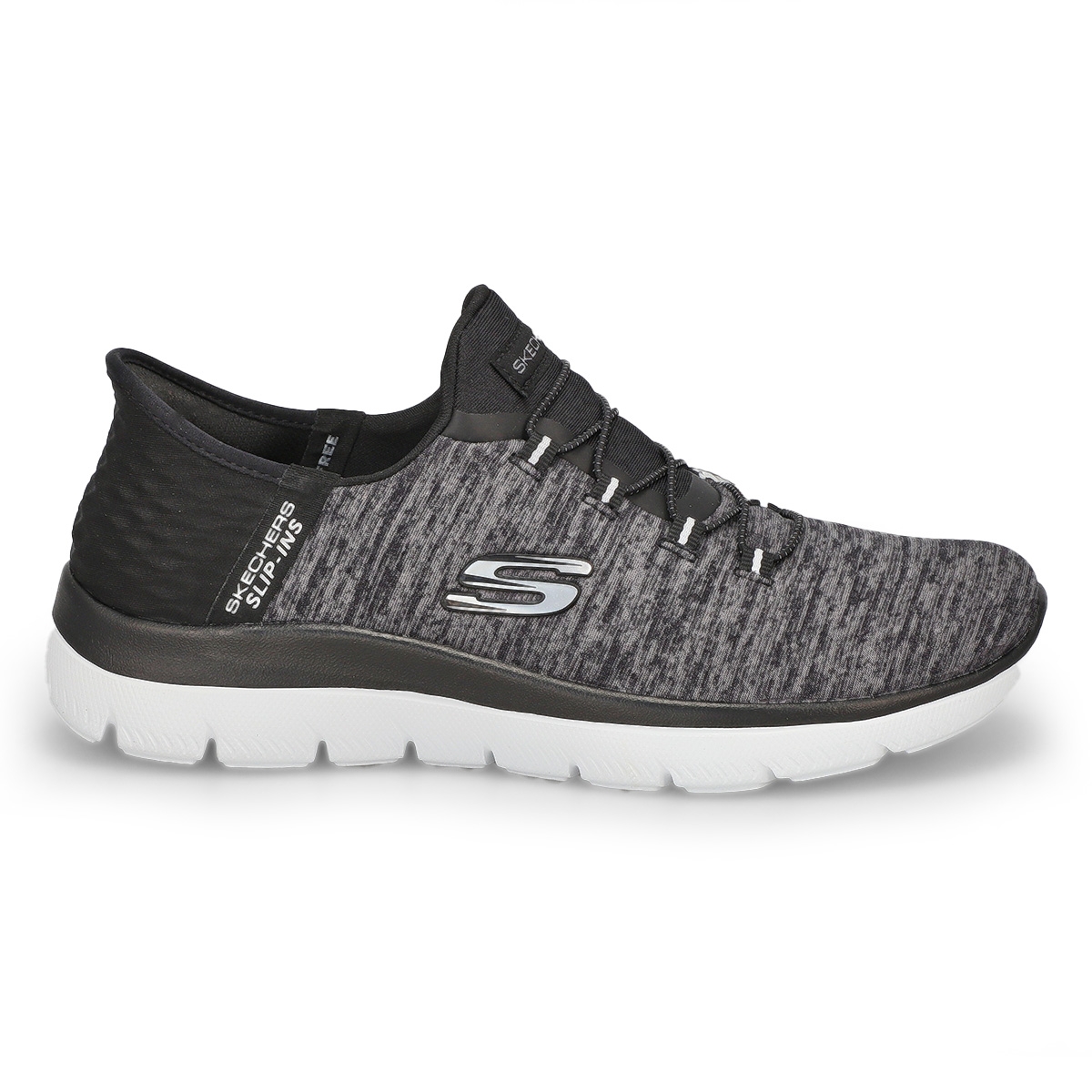 Women's Summits Dazzling Haze Slip-Ins Sneaker - Black