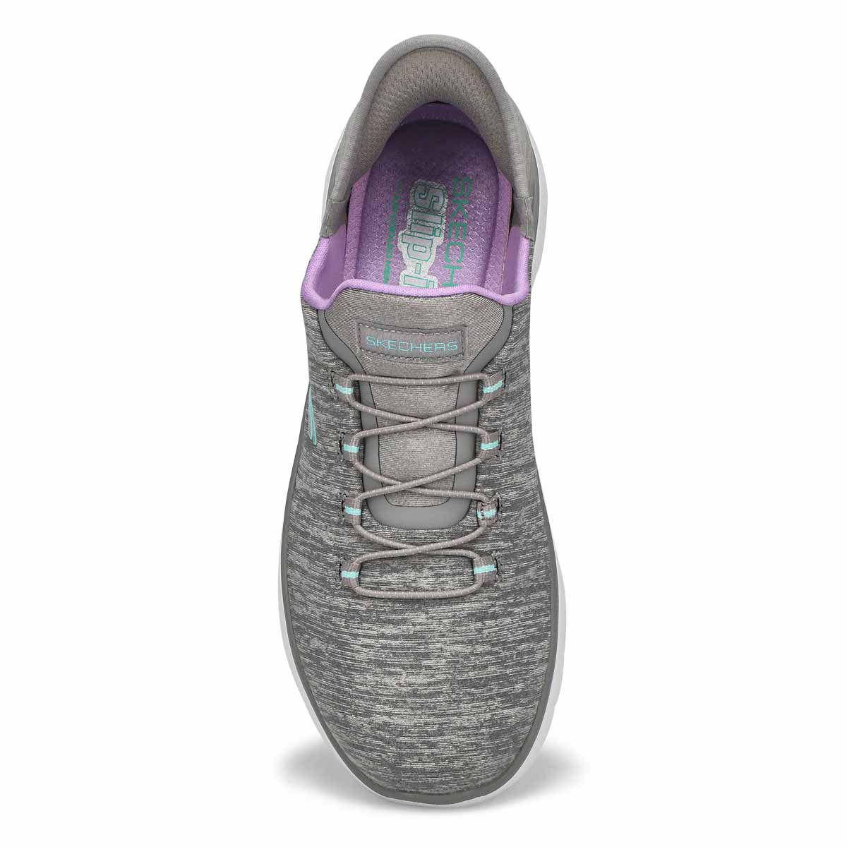 Women's Summits Dazzling Haze Slip-Ins Sneaker - Grey