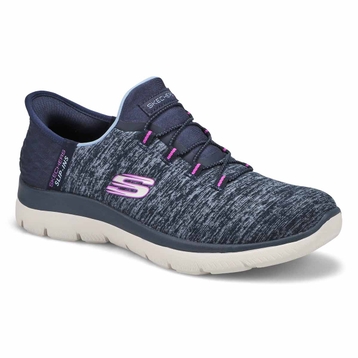 Women's Summits Slip-Ins Sneaker - Navy/Purple