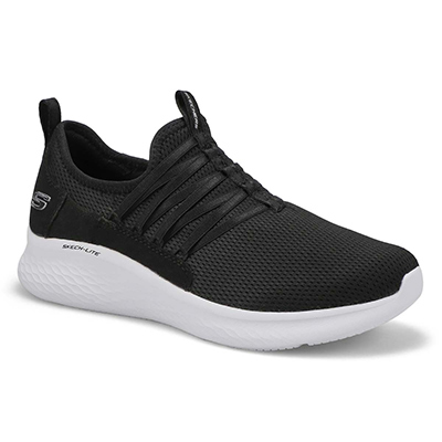 Lds Skech Lite Pro Slip On Sneaker - Black