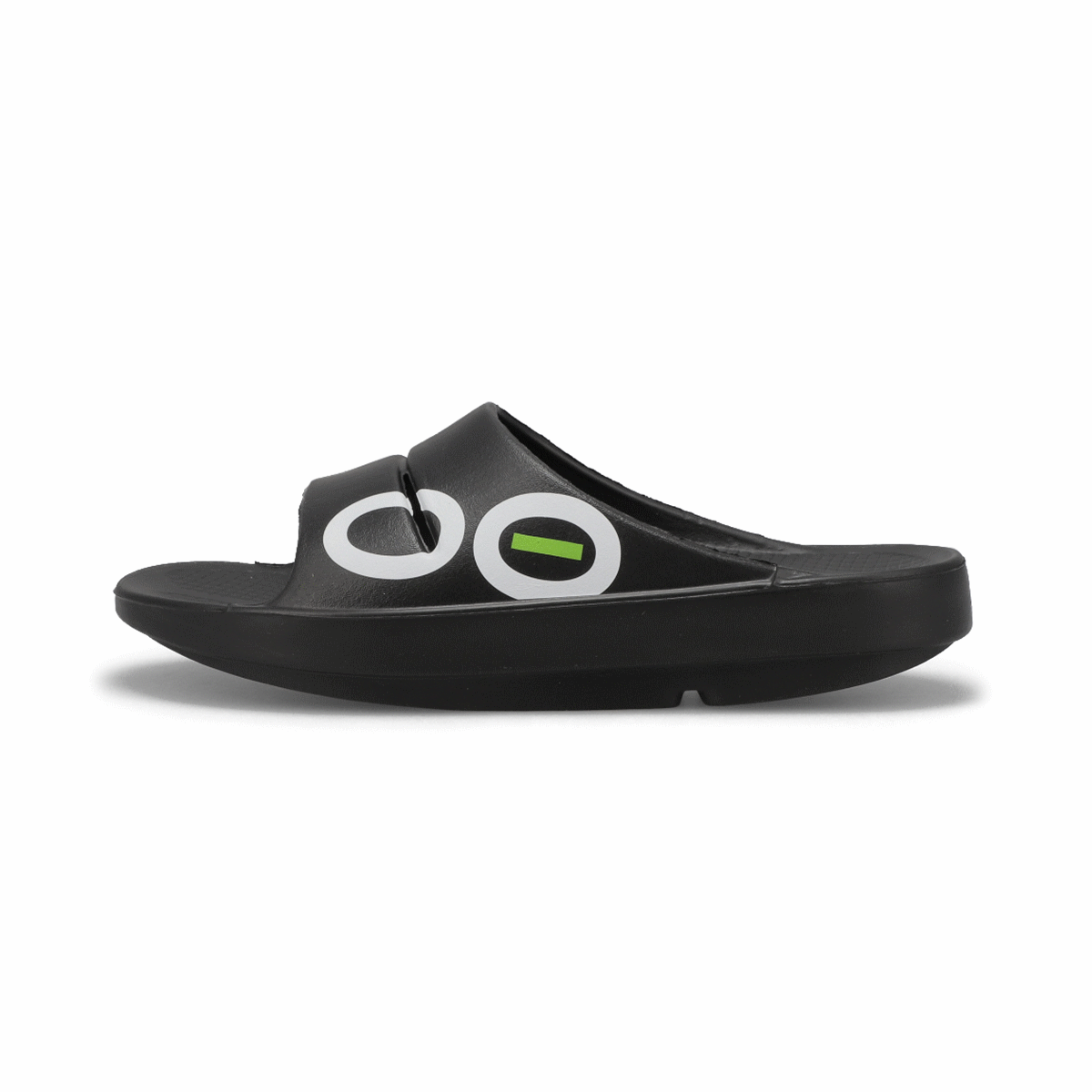 OOFOS Men's Ooahh Sport Slide Sandal - Black/ | SoftMoc.com