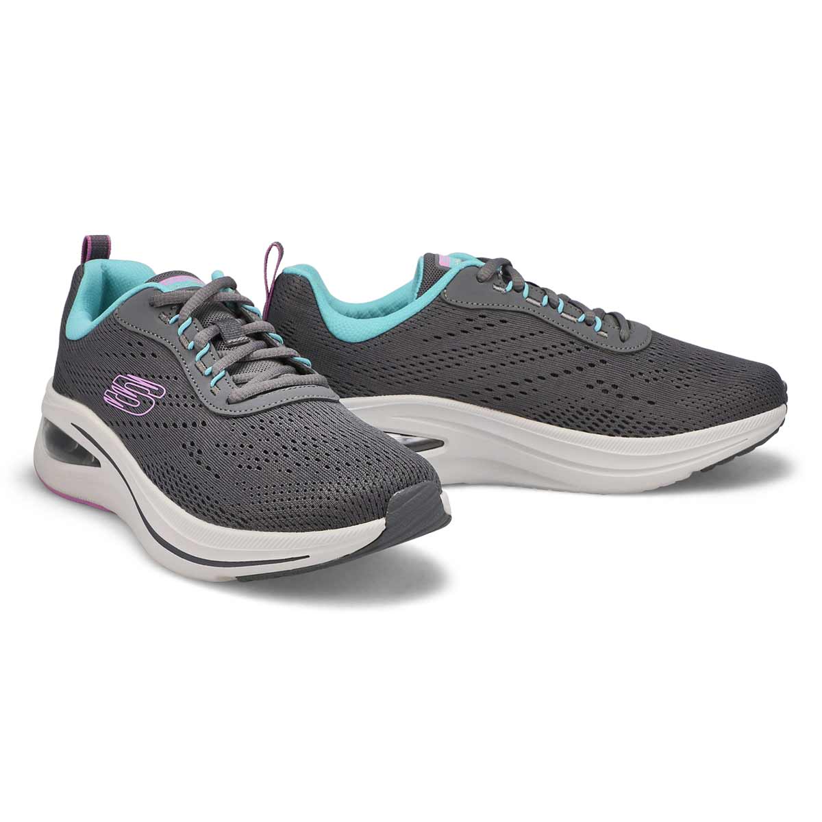 Women's Skech-Air Meta Sneaker - Charcoal