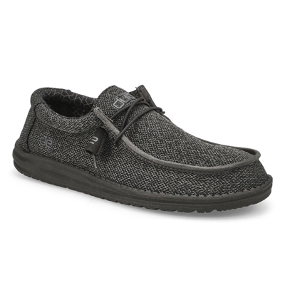 Mns Wally Sox Micro Casual Shoe - Black