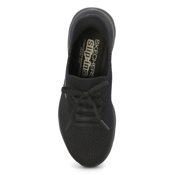 Women's Summits New Daily Slip-Ins Wide Sneaker - Black/Black