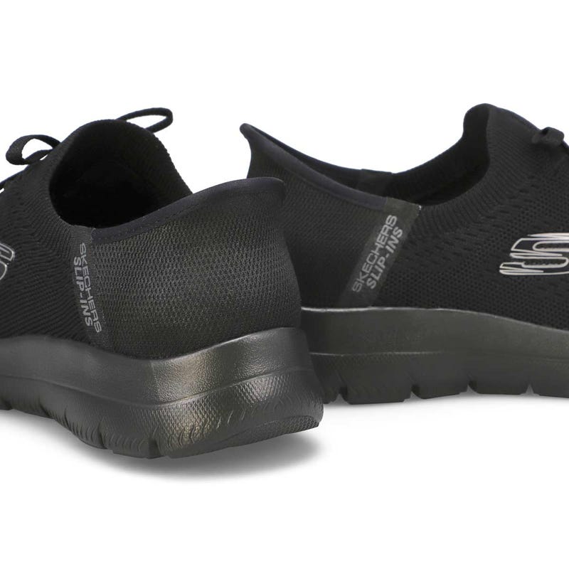 Women's Summits New Daily Slip-Ins Wide Sneaker - Black/Black